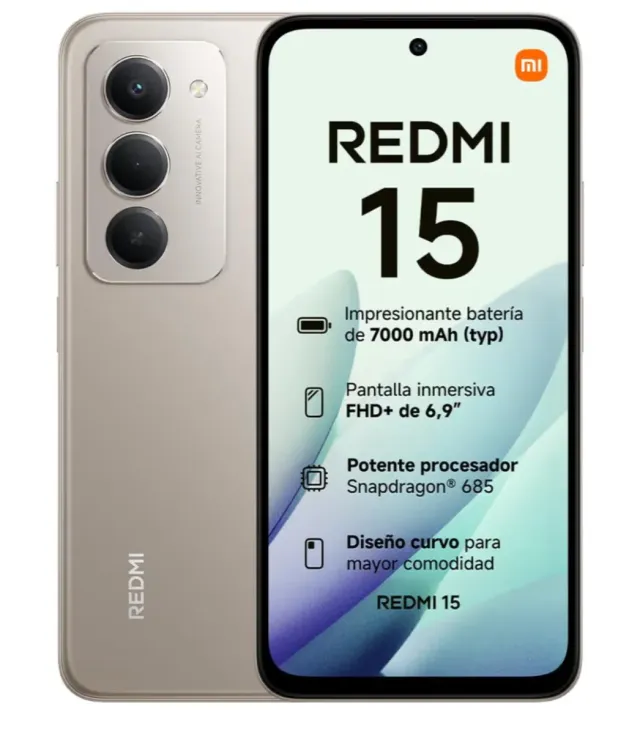 Xiaomi Redmi 15 6.9" 8GB/256GB Dual-Sim Libre