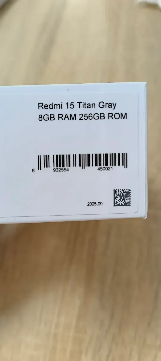 Xiaomi Redmi 15 6.9" 8GB/256GB Dual-Sim Libre