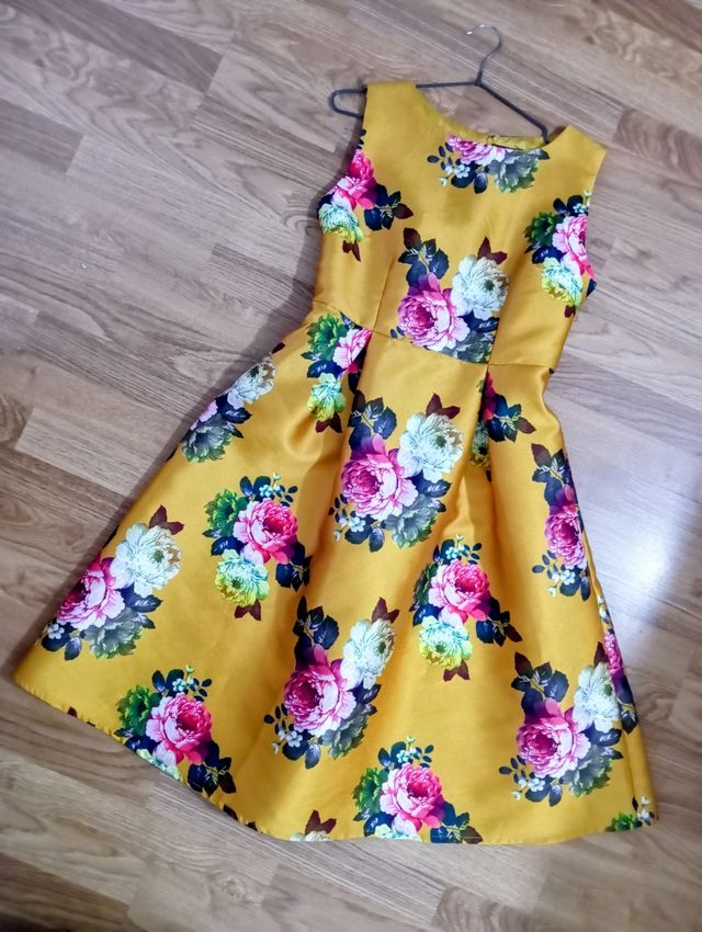 Vestido de fiesta estampado floral