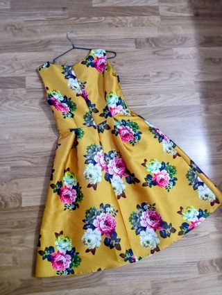Vestido de fiesta estampado floral