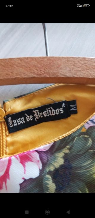 Vestido de fiesta estampado floral