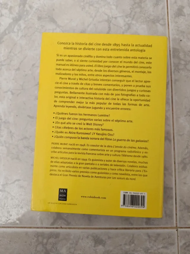 Libro juego del cine, el: Conozca la historia d...
