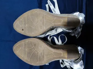 Espadrillas da donna di Sergio Rossi Pelle Argent