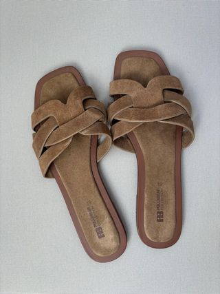 Sandalias Pull&Bear Marrones Talla 39