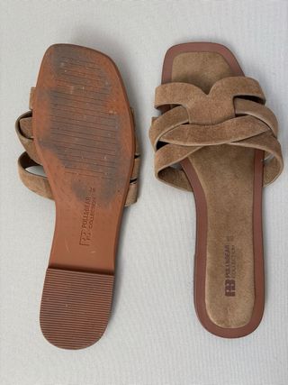 Sandalias Pull&Bear Marrones Talla 39