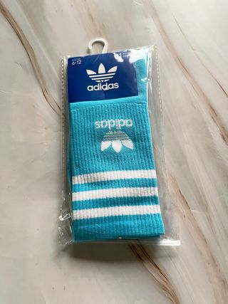 Calcetines Adidas Azules y Blancos