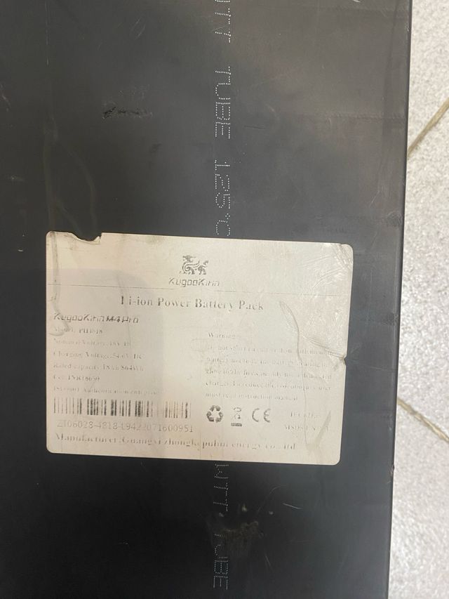 Batería Patinete 48V 18Ah