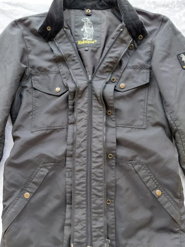 Giacca lunga antivento Refrigue uomo