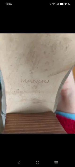 Botines Mango marrón claro