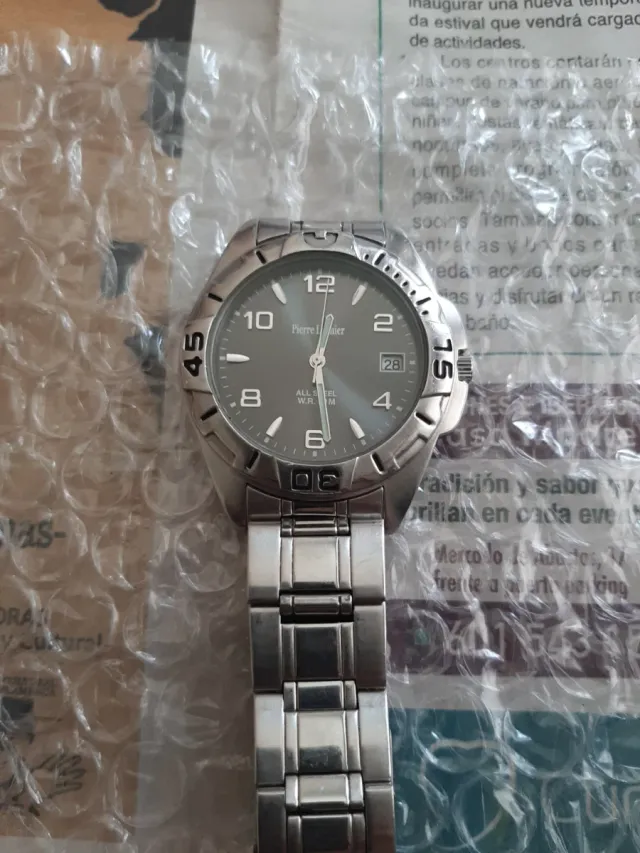 Reloj Pierre Lannier Acero Gris