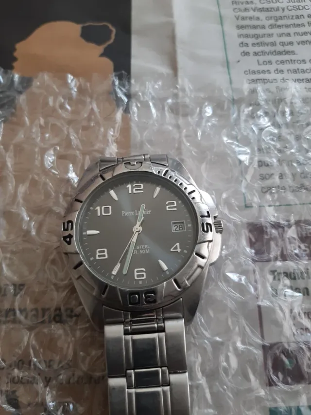 Reloj Pierre Lannier Acero Gris