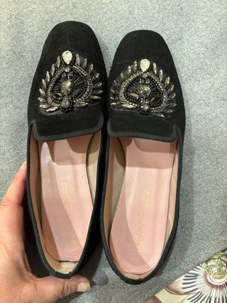 Mocasines Pretty Ballerinas Negros Mujer