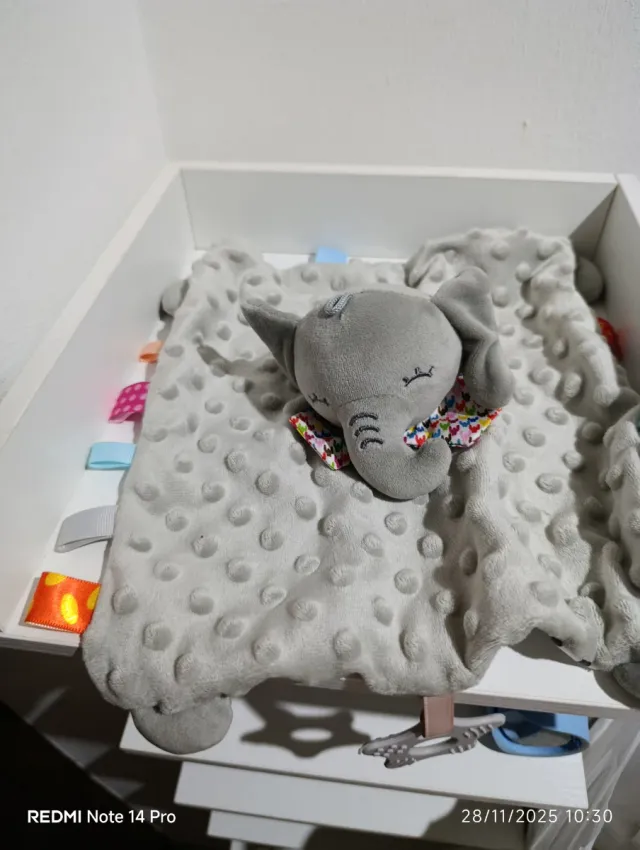 Peluche Dudu elefante con mordedor