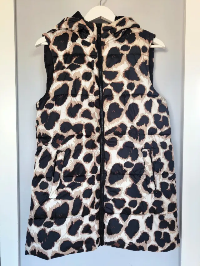 Chaleco de invierno con estampado