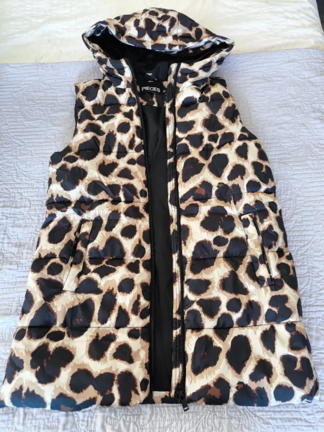 Chaleco de invierno con estampado