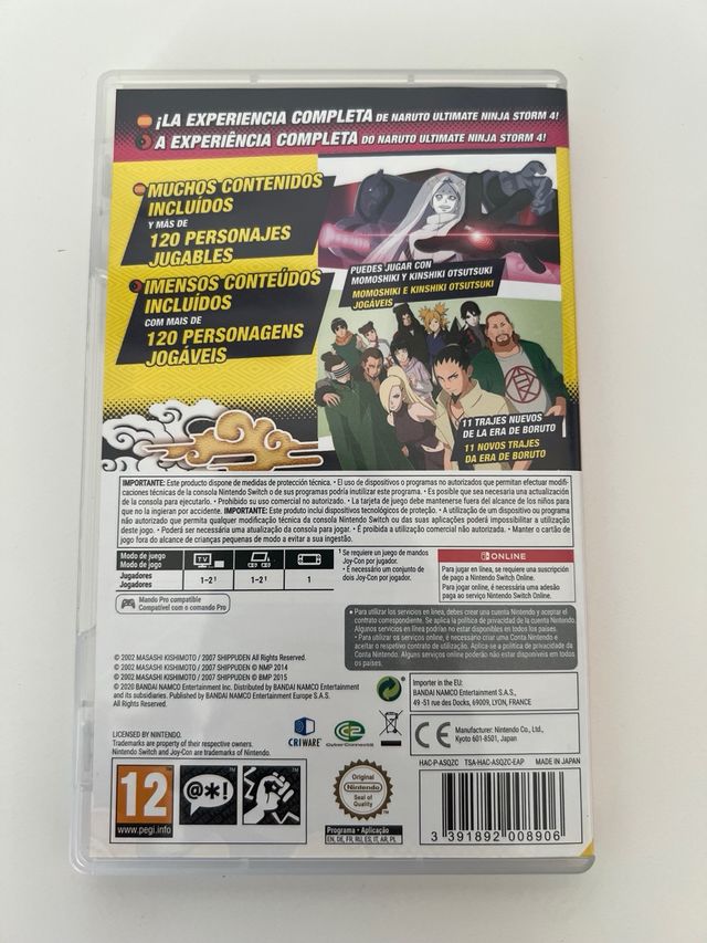 Nintendo Switch Naruto Storm 4 Road to Boruto