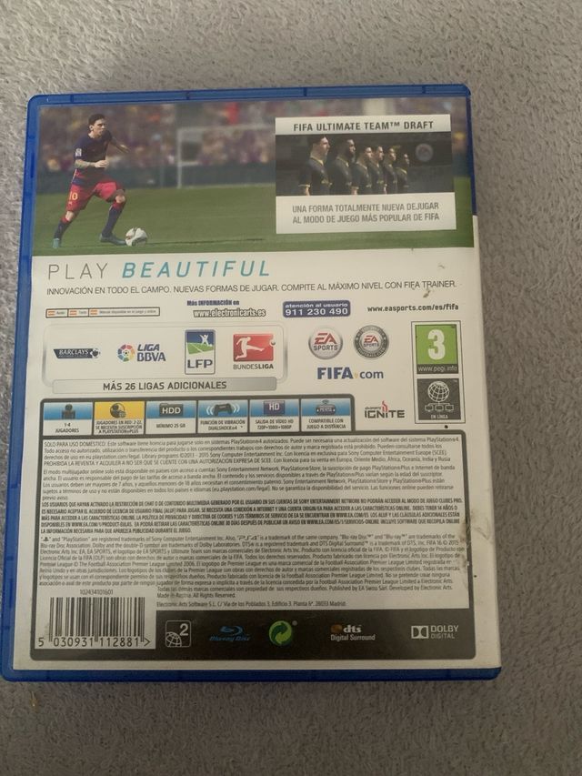 FIFA 16 PS4 (PlayStation 4) EA Sports