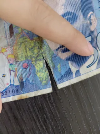 Billete 50 Francos Principito 1993