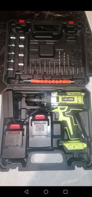 Taladro y pistola de impacto a batería