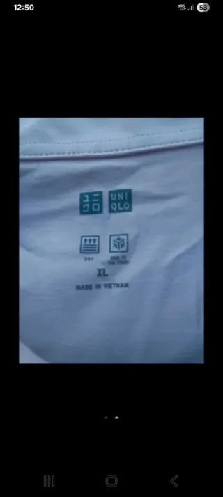 Camisa manga corta Uniqlo XL