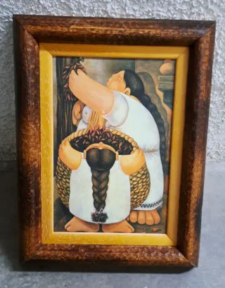 Quadro messicano ad olio