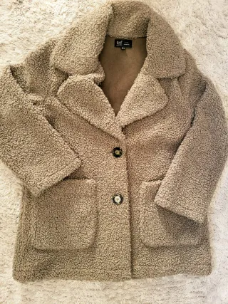 Abrigo Zara Beige Talla S