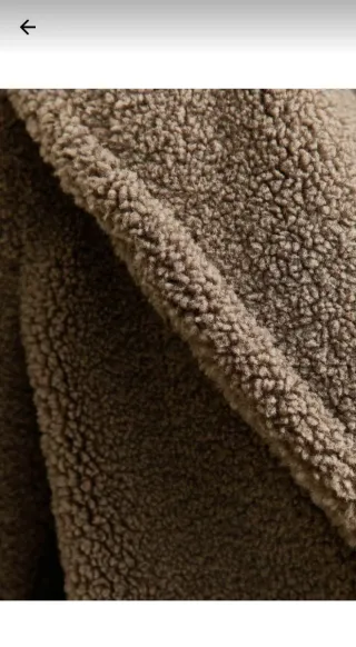 Abrigo Zara Beige Talla S