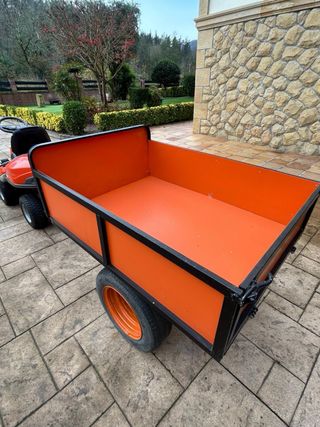 Cortacésped Rider Husqvarna 214 TC + Carro