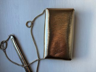 Bolso Zara Dorado Cadena