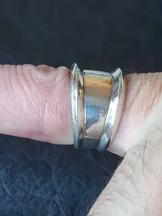 Anillo Plata Macizo Único Antiguo