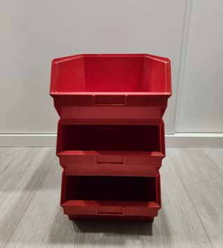 Gavetas apilables grandes