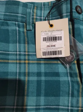 Pantalones cuadros Gocco 9-10 años