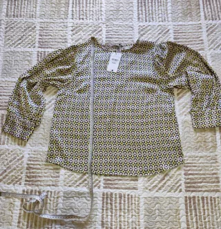 Blusa estampada mujer