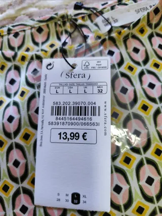 Blusa estampada mujer