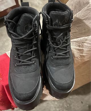 Scarponcini neri donna n.37 - stivaletti.