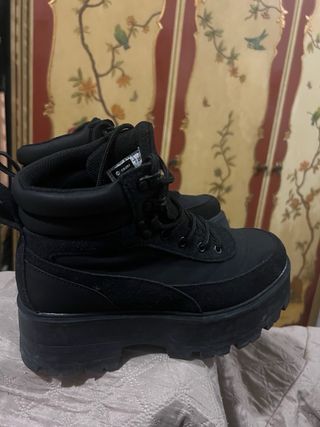 Scarponcini neri donna n.37 - stivaletti.