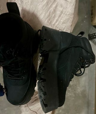 Scarponcini neri donna n.37 - stivaletti.