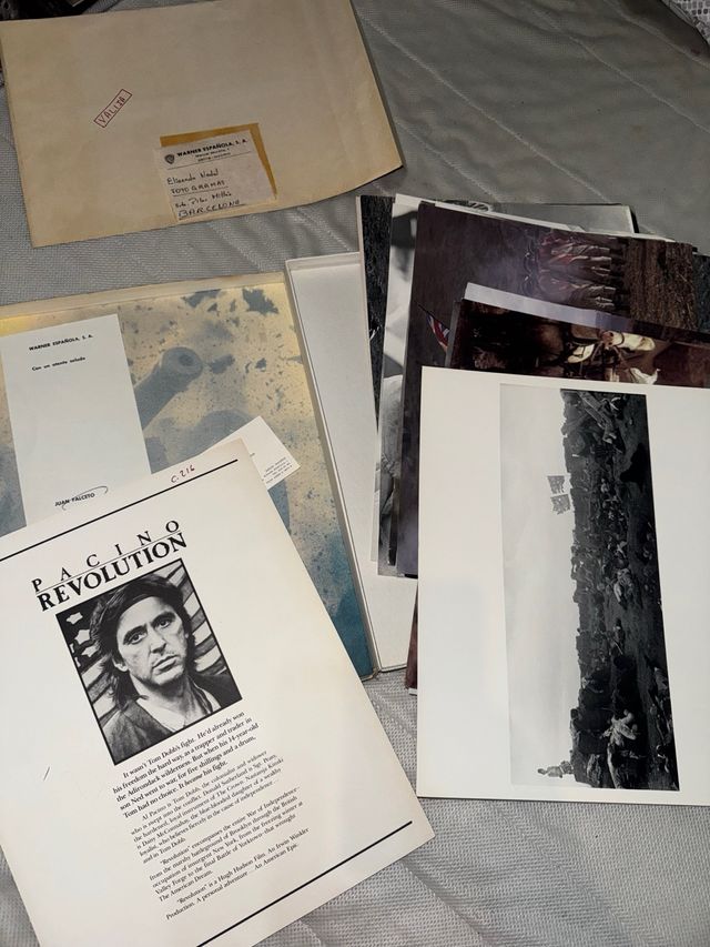 Press Kit ORIGINAL REVOLUTION (1985) - Al Pacino - Warner - +20 Foto Produzione - Manca la nº14 - ULTRA RARO
