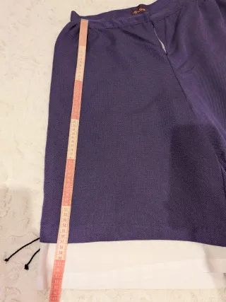 Faldón fallero caballero morado y blanco