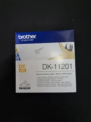6 unidades Brother DK-11201 Etiquetas Dirección