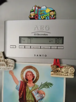 Frigorífico plateado