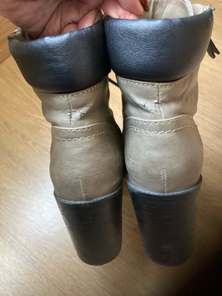 Botines Talla 37 Marrones y Negros