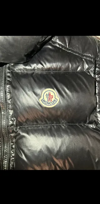 Moncler Gilet con Cappuccio Nero