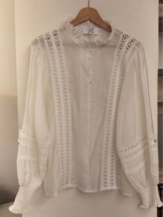 Blusa Romántica Blanca