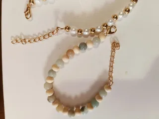 Bracciale perle e cuore LOVE