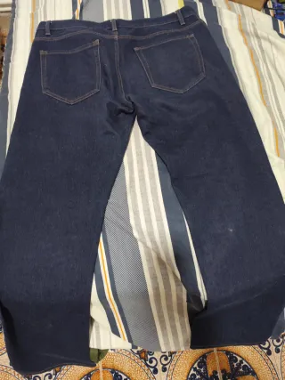 Vaqueros Hombre Azul