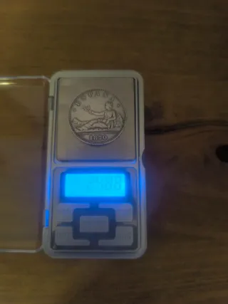 Moneda 5 Pesetas Plata 1870.Gobierno Provisional.