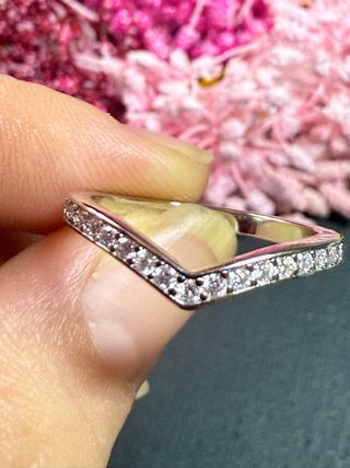 Lujo! Anillo Plata 925 Moissanitas