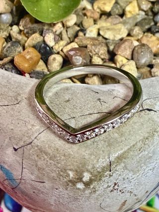 Lujo! Anillo Plata 925 Moissanitas