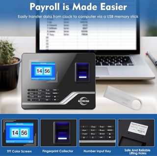 Control Horario Empleados con Huella Dactilar